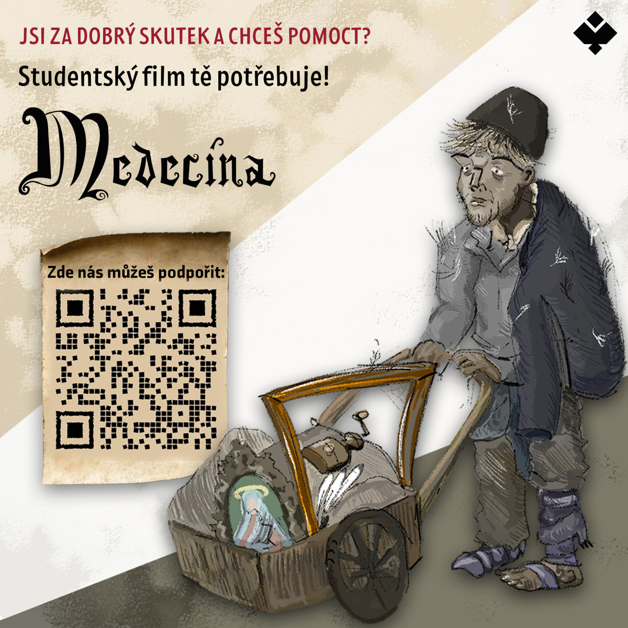 Podpořte studentský film Medecína