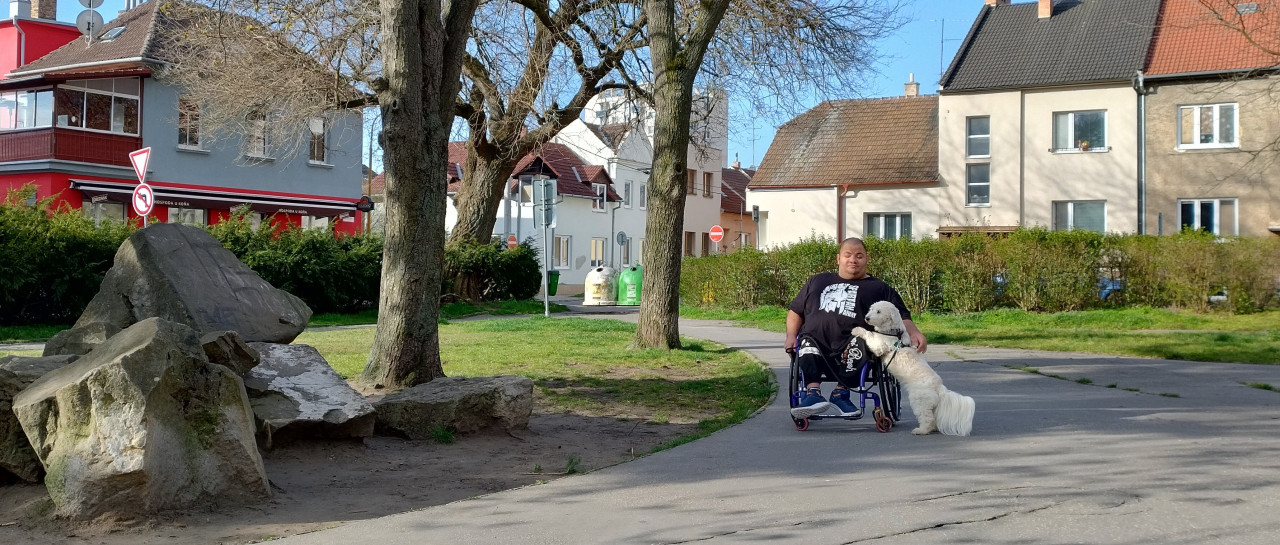 Elektrický pohon pro Michalův invalidní vozík