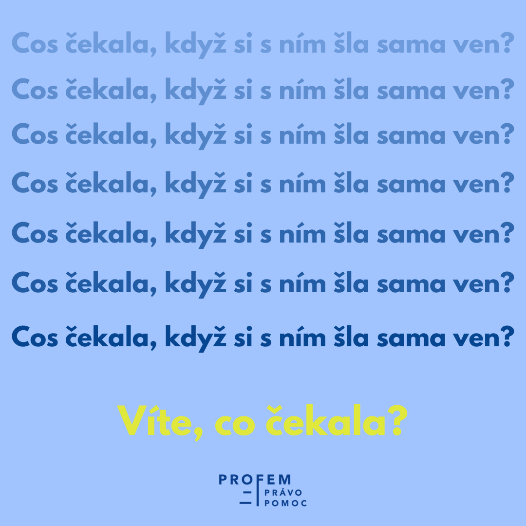 #VĚŘÍMEOBĚTEM: specializovaná infolinka pro oběti sexuálního násilí
