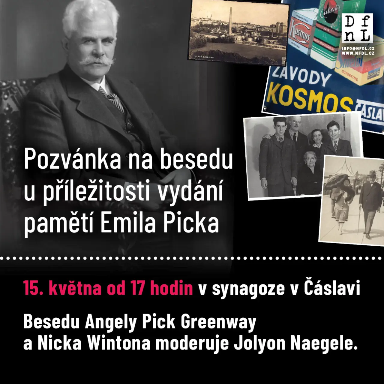 Podpořte vydání knihy pamětí Emila Picka
