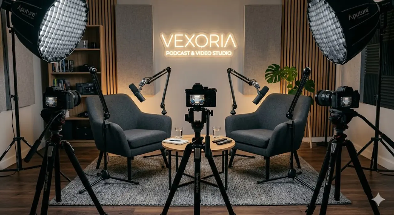 Rozjeďte s námi VEXORIA Studio: První podcastové a video studio v Hranicích!