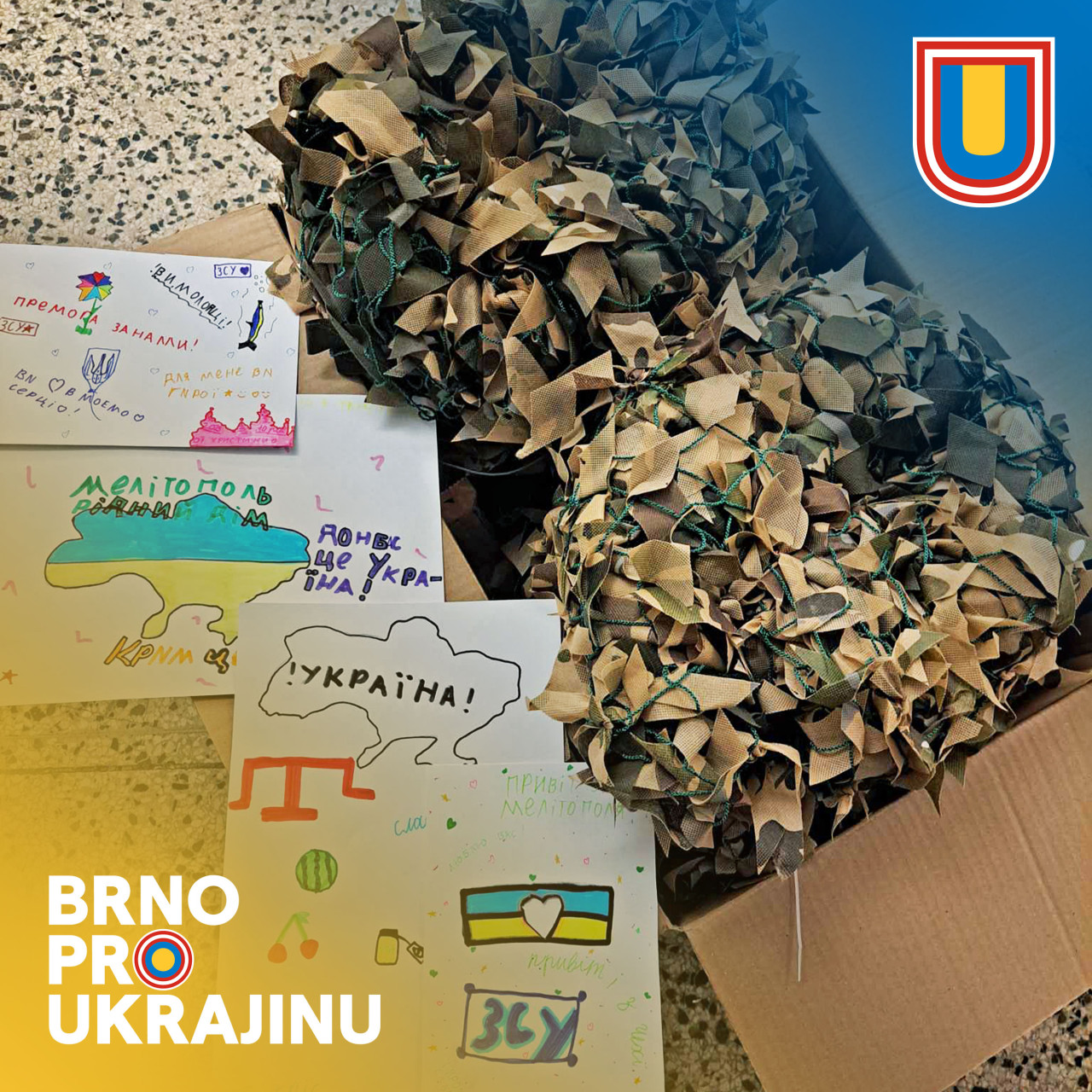 Ukryli jste Ukrajinu před zraky ruských dronů!