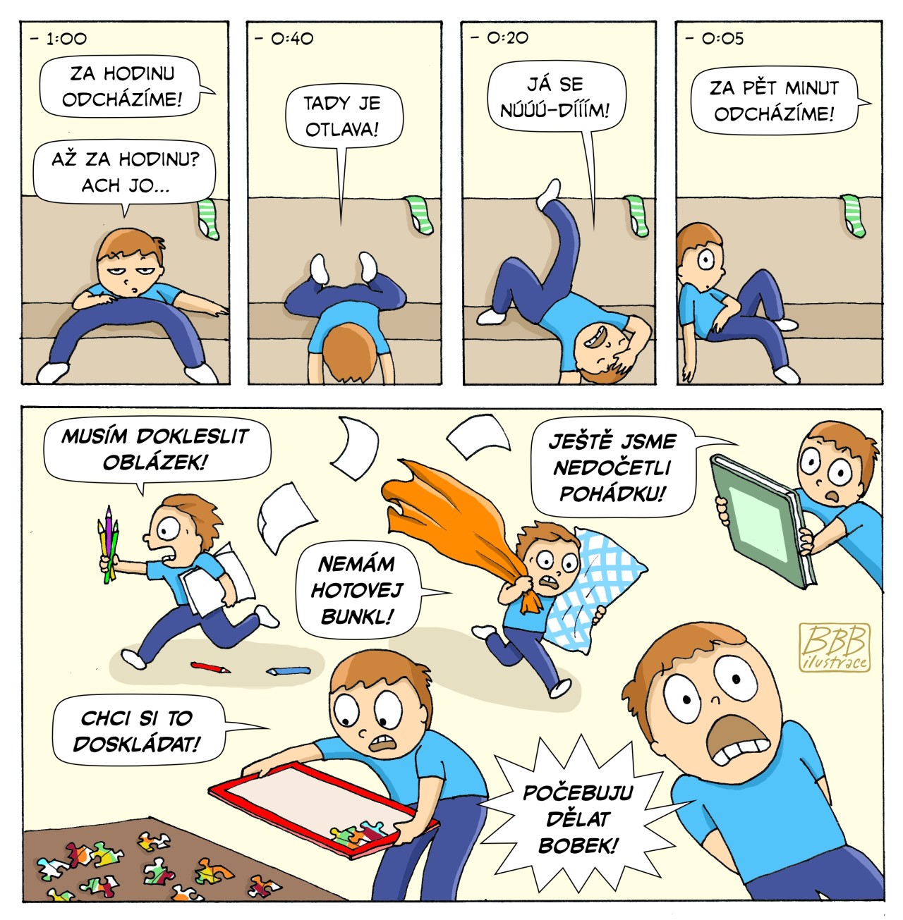 Podpořili jste vydání třetího dílu oblíbených rodičovských komiksů JÁ TO MĚL PRVNÍ! 3