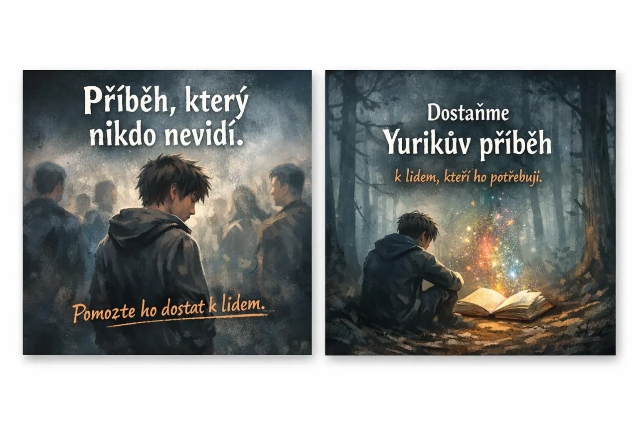 Příběh, který nikdo nevidí. Pomozte ho dostat ven.