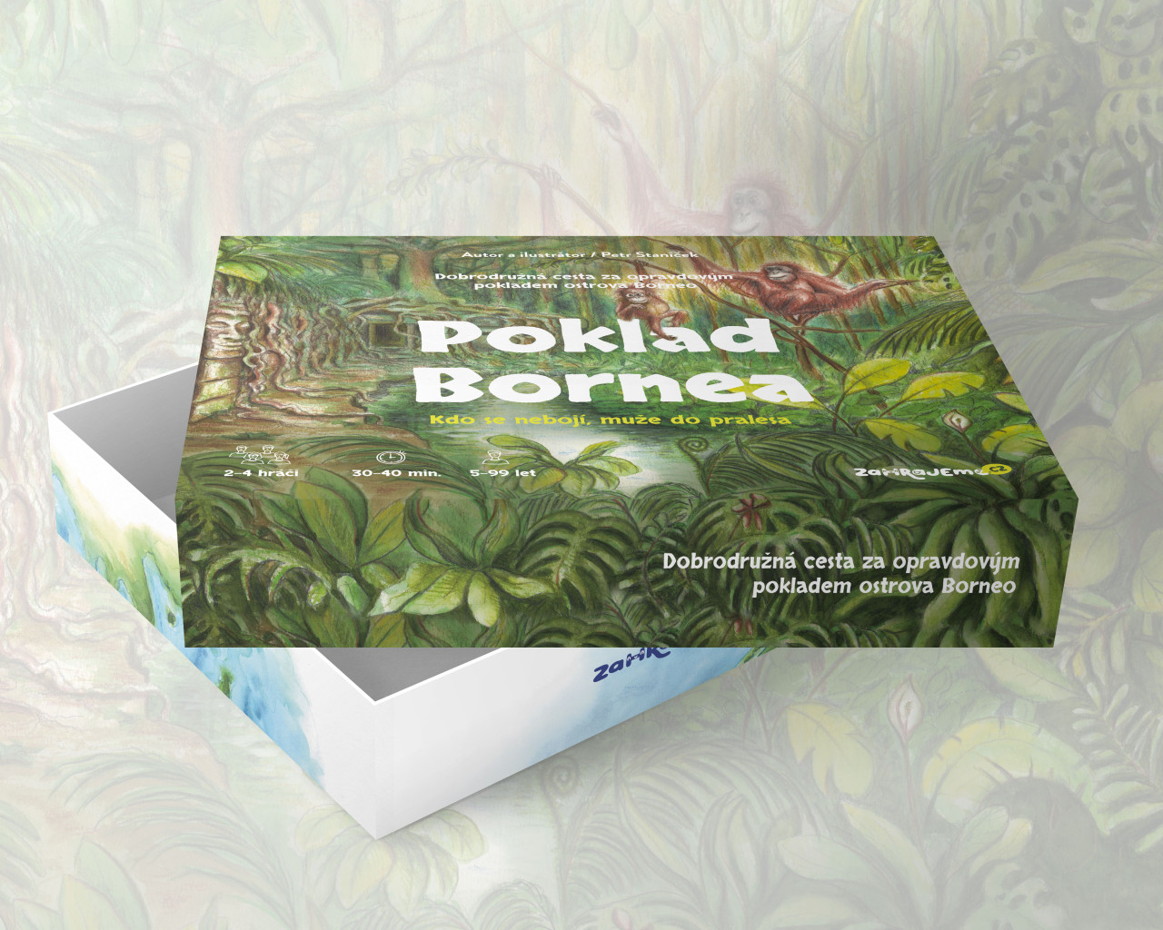 Nová desková hra pro celou rodinu POKLAD BORNEA