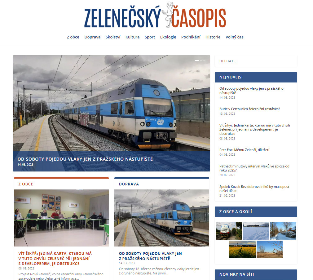 Zelenečský časopis v tištěné podobě