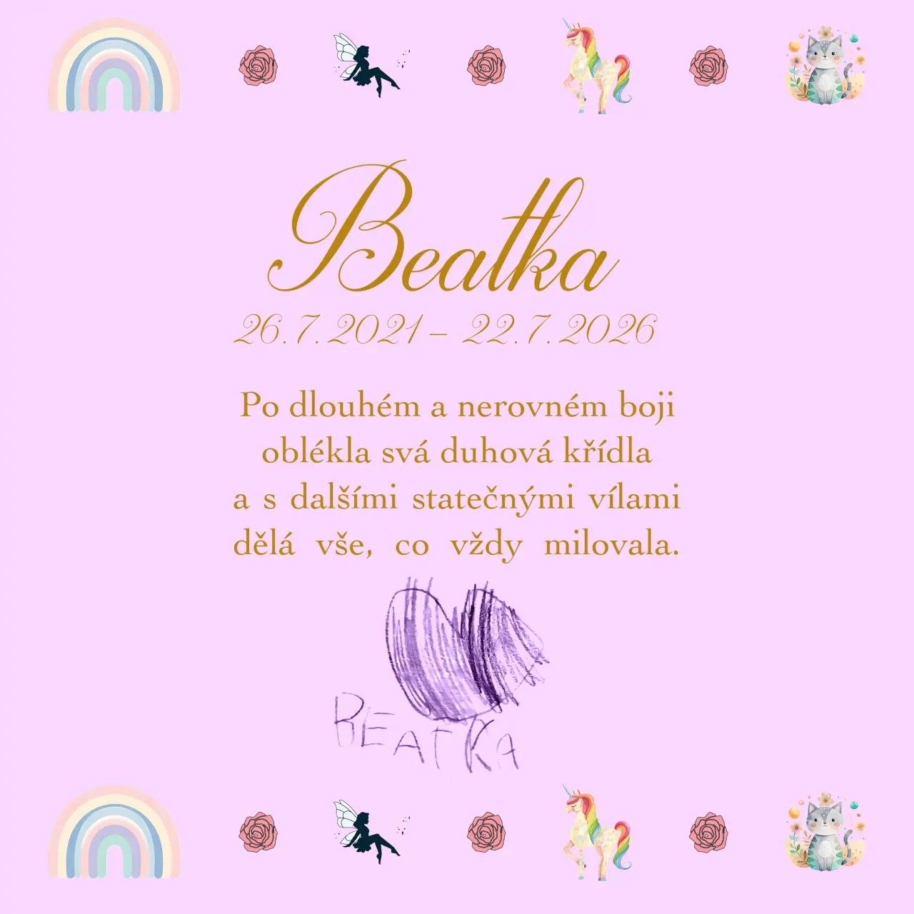 Pomohli jste Beatce a její rodině být spolu