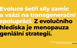 Podpořte knihu Křehkost a síla menopauzy