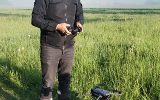 Termodron (nejen) pro záchranu mláďat při jarní senoseči