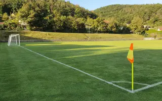 Oplocení fotbalového hřiště proti divokým prasatům