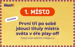 Jsme mistři! A pojďme to ukázat