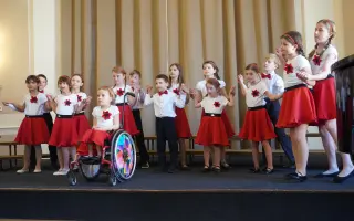 Dětský sbor Chorea pueri ustensis na festivalu v Bratislavě