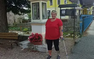 Bionická noha (protéza) pro Kamilu Hrůšovou z Hradce Králové