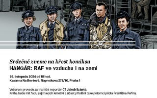 Pomozte nám vydat komiks HANGÁR: RAF ve vzduchu i na zemi. Příběhy pěti hrdinů Paměti národa.