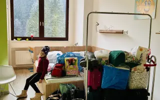 Cvičení pro Ivku s rozštěpem páteře