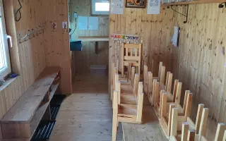 Zázemí pro lesní klub v Třebýcině u Měčína