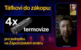 Termovize a další vybavení pro 141. samostatný prapor územní obrany Ukrajiny