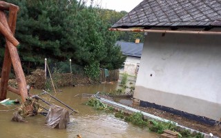 Po povodních - bez domova, sbírka pro paní Vernerovou