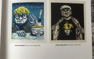 Podpořte vydání monografie grafika Petra Palmy