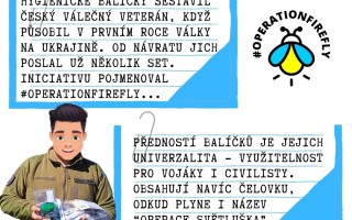 Nemocniční balíčky nejen pro zraněné obránce Ukrajiny