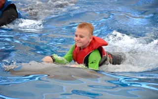 Delfinoterapie pro Peťu