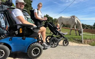 Pomohli jste Markovi s ALS pořídit vozík pro pohodlnější každodenní život