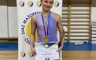 Zrakový handicap není limit: Pomozte Natálii reprezentovat Česko na Mistrovství Evropy v twirlingu