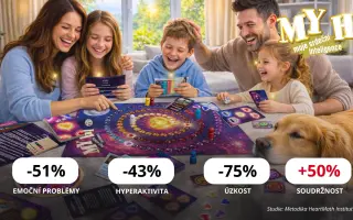 Podpořme rodinné vztahy. Interaktivní desková hra pro duševní zdraví dětí.