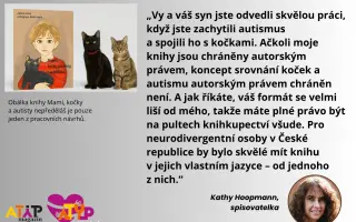 Podpořte vydání knihy Mami, kočky a autisty nepředěláš