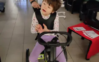 Rehabilitační tříkolka pro Kačenku