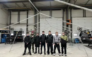 Nový hangár na letní tábory