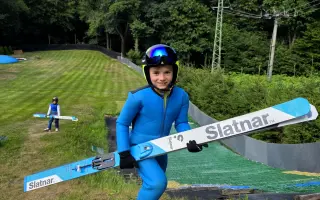 Skokani na lyžích z Oseka, kteří chtějí létat.