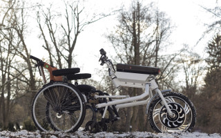 Elektrický pohon pro Michalův invalidní vozík