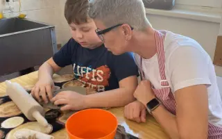 Keramická pec pro děti se specifickými poruchami učení