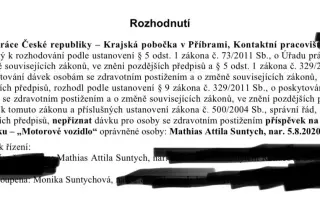 Auto pro Mathiase – cesta ke klidnějším dnům 🙏