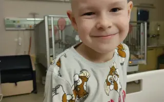 Místo první třídy boj: Pomozte sedmiletému Matýskovi porazit nádor na mozku