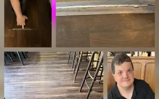 Podlaha pro kavárnu AdAstra