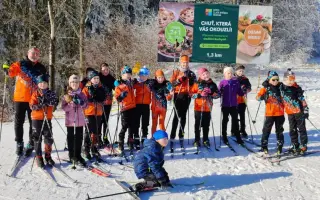 Auto pro mladé lyžaře