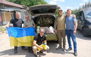 Dvojnásobná pomoc - Pickup pro Ukrajinu/ Double Support – a Pickup for Ukraine
