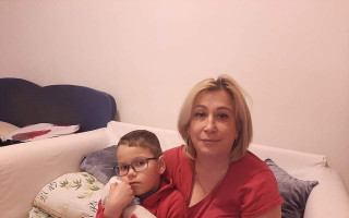 Nový začátek pro Oksanu se synem, kteří uprchli z Ukrajiny