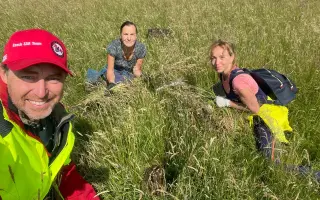 Dron s termovizí na záchranu srnčat při sečích na Chebsku.