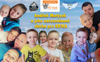 Andílek Matýsek a jeho narozeninová sbírka pro NF dětské onkologie KRTEK