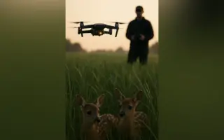 Dron = naděje pro srnčata, netopýry, ptáky a stromy