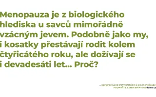 Podpořte knihu Křehkost a síla menopauzy