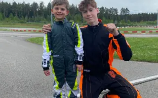 Jmenuji se Vašek. Podpořte mě prosím v mém snu stát se motokárovým závodníkem.