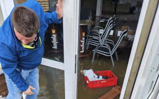 Hotel Zlatý Chlum zasažen povodní