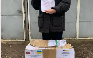 Humanitární sbírka pro mrznoucí Ukrajinu