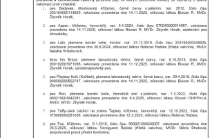 POMOC PRO FOXÍČKA, ASPENA A TAFFY-JACKA