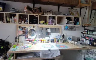 Pomozte mi vybavit dílnu a rozjet malování na textil pod značkou Elis Art
