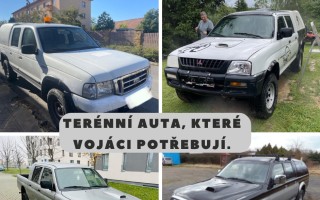 Terénní auto, které bude zachraňovat ukrajinské vojáky před rusským agresorem